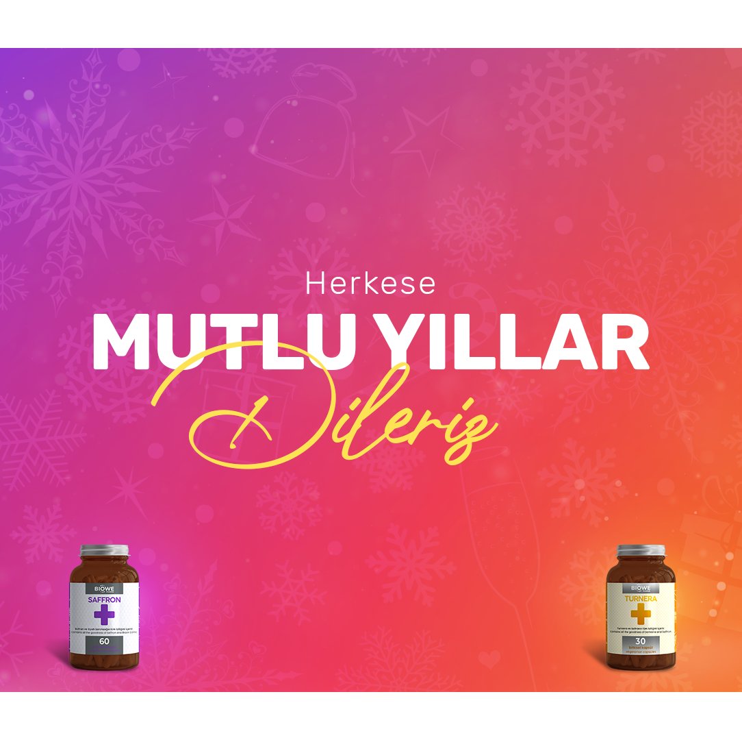 Herkese mutlu yıllar dileriz!

#biowe #yılbaşı