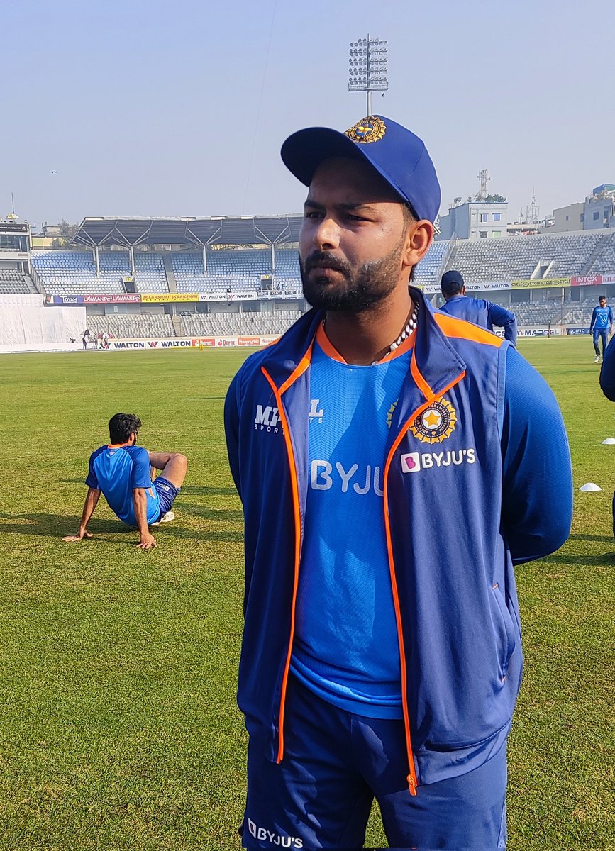 Life is very unpredictable and we don't know what can happen to us the next minute!

I took this photo during 2nd Test (BAN vs IND) day 3 pre match interview on 24th December, 2022. 

Get well soon <a href="/RishabhPant17/">Rishabh Pant</a>
