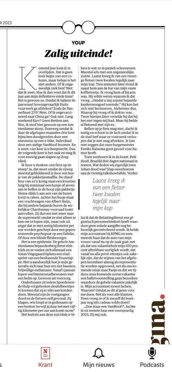 youpvanthek's tweet photo. .@nrc Zalig uiteindezaterdag https://t.co/k0CfbrHKxY