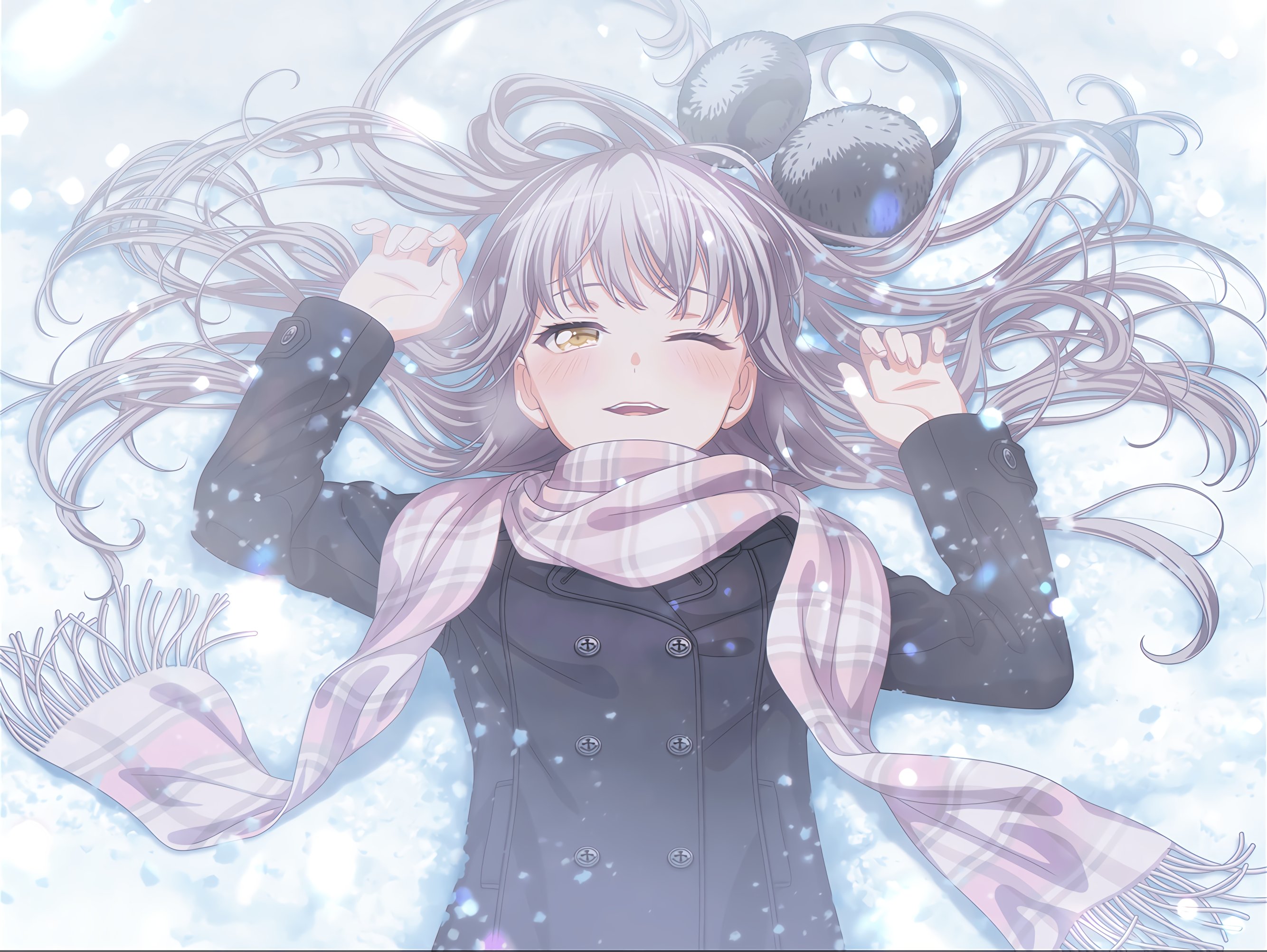 バンドリ 湊友希那 winter バンドリ！ ガールズバンドパーティ！ PATOOフィギュア 湊友希那