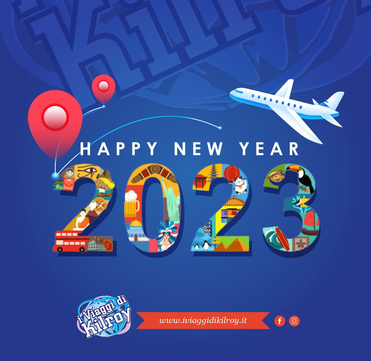 IViaggidiKilroy's tweet photo. Il 2023 sarà un meraviglioso viaggio da percorrere insieme. 
Buon anno ! https://t.co/y4Jd6r7AVF