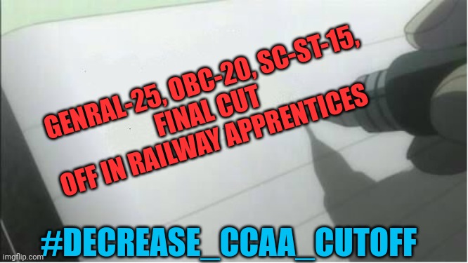 up_rail's tweet photo. We want justice
We want justice
We wan justice 
@AshwiniVaishnaw 
@AIRAAAOFFICIAL 
@ShivaGopalMish1 
@HansrajMeena 
@gautamhere_ 
@RailMinIndia 
#Decrease_CCAA_CutOff https://t.co/EkMJPJjkZQ