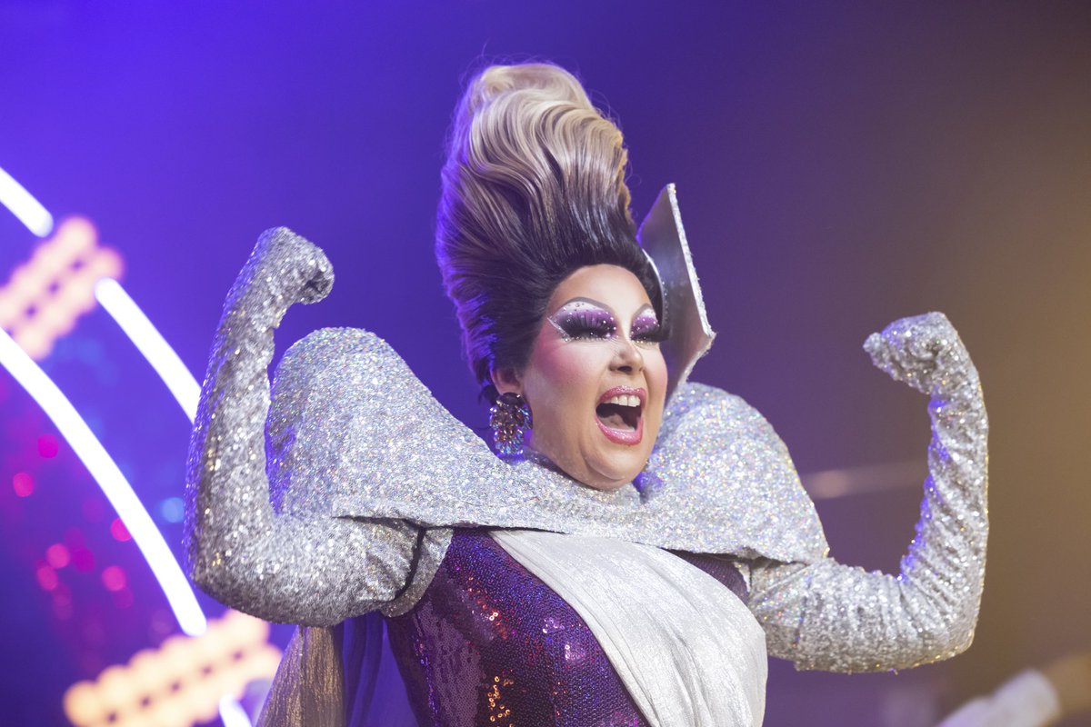 itsSHANGELA's tweet photo. That’s how u close out a season baby! I’m so proud of my #werehere drag kids in florida. True Warriors. My heart is so full. And I can’t stop 😭. I’m forever with u. And so many in the world are too. Don’t ever give up the fight to be YOU. I luv y’all! 🌈❤️ https://t.co/UfC3ZFjtJQ