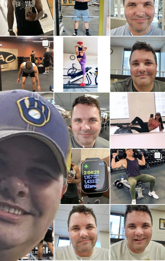 FailedPat's tweet photo. @jessepstein @stealthygeek Lol pat is going to try and argue about how important running is in protohumans because he pretends to be a runner. Look at these sad pics he spammed on his gym's instagram https://t.co/1mmdgtGk1w