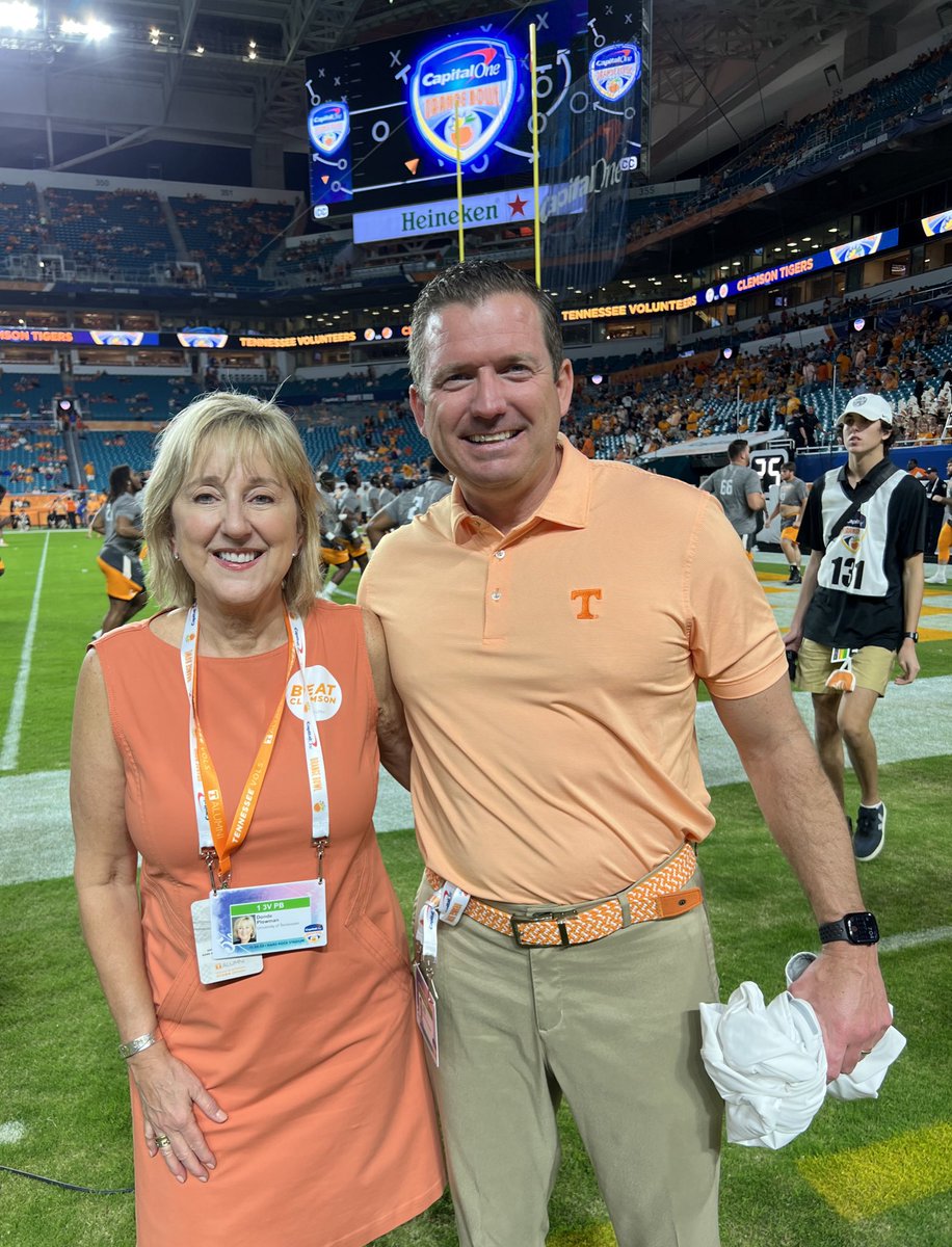 Continually thankful that almost two years ago, <a href="/AD_DannyWhite/">Danny White</a> said yes and came to <a href="/UTKnoxville/">UT Knoxville</a>. Grateful for his leadership and partnership in helping UTK become a university known for excellence in all our sports. Go Vols!🍊<a href="/Vol_Sports/">Tennessee Athletics</a>