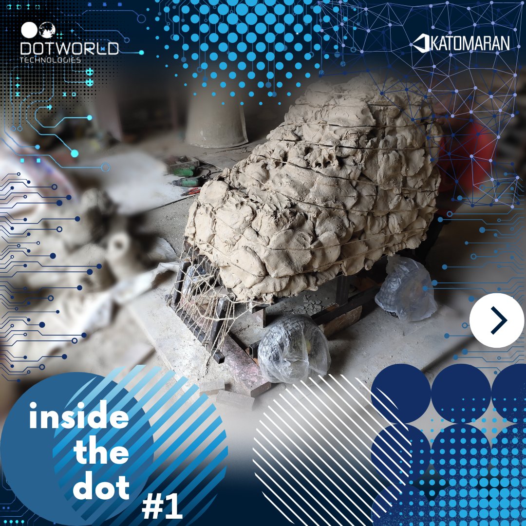 DotworldIndia's tweet photo. Art and Engineering aren't two separate things, but they’re one and the same.

We take you #InsideTheDot for a sneak peek at how we make the body of one of our robots using the clay modeling process. 

#art #manufacturing #mechanicalengineering #engineering https://t.co/fXdfNFVSl8