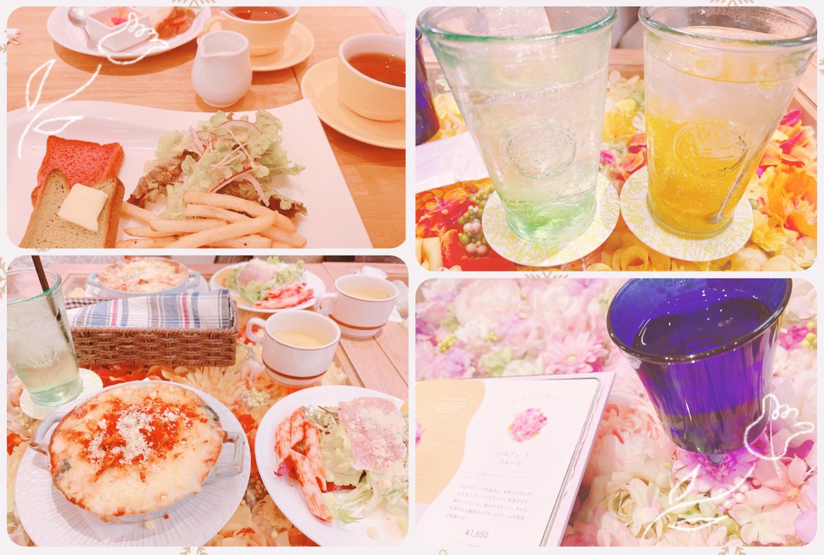 先月りんてぃと紅茶の美味しいお店と、お花のテーブルが可愛いCafeでランチしてきた🍽𓈒𓂂𓏸💓
可愛くて癒された~~~🥰❕
また来年も遊んでやってください🫶🏻🤍 