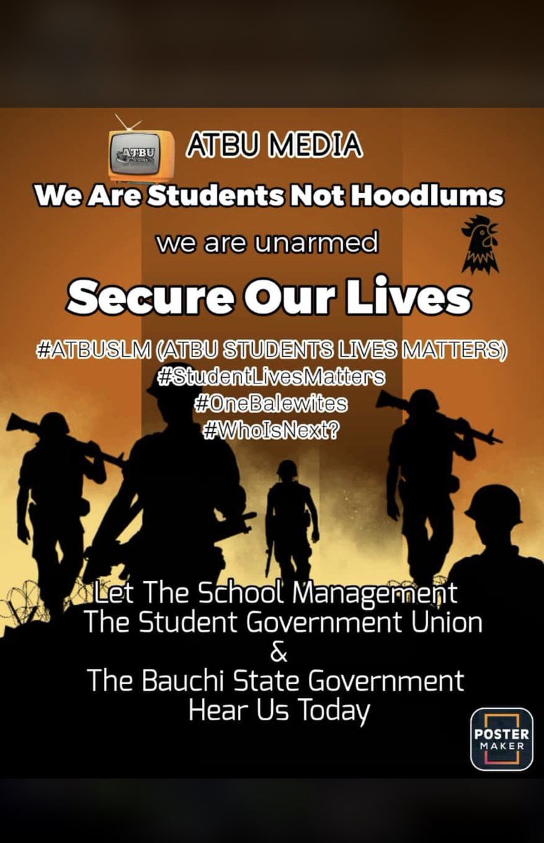 kolo_adi's tweet photo. Our voice 😭😭
#studentlivematter https://t.co/M6pCWAz01y