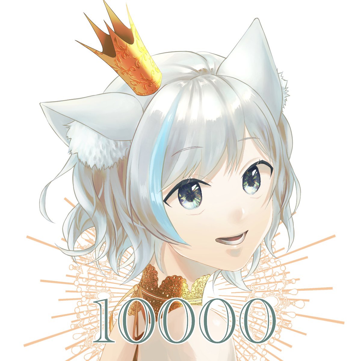 「登録者数1万人おめでとうの絵#あわゆきあるばむ 」|ひをののイラスト