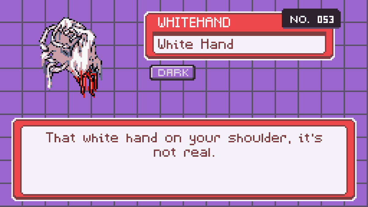 CreepypastaProf's tweet photo. That white hand on your shoulder, it's not real. 
#gamedev #MonTamerMaker #creepypasta #WhiteHand https://t.co/U4Y2drW4Fp