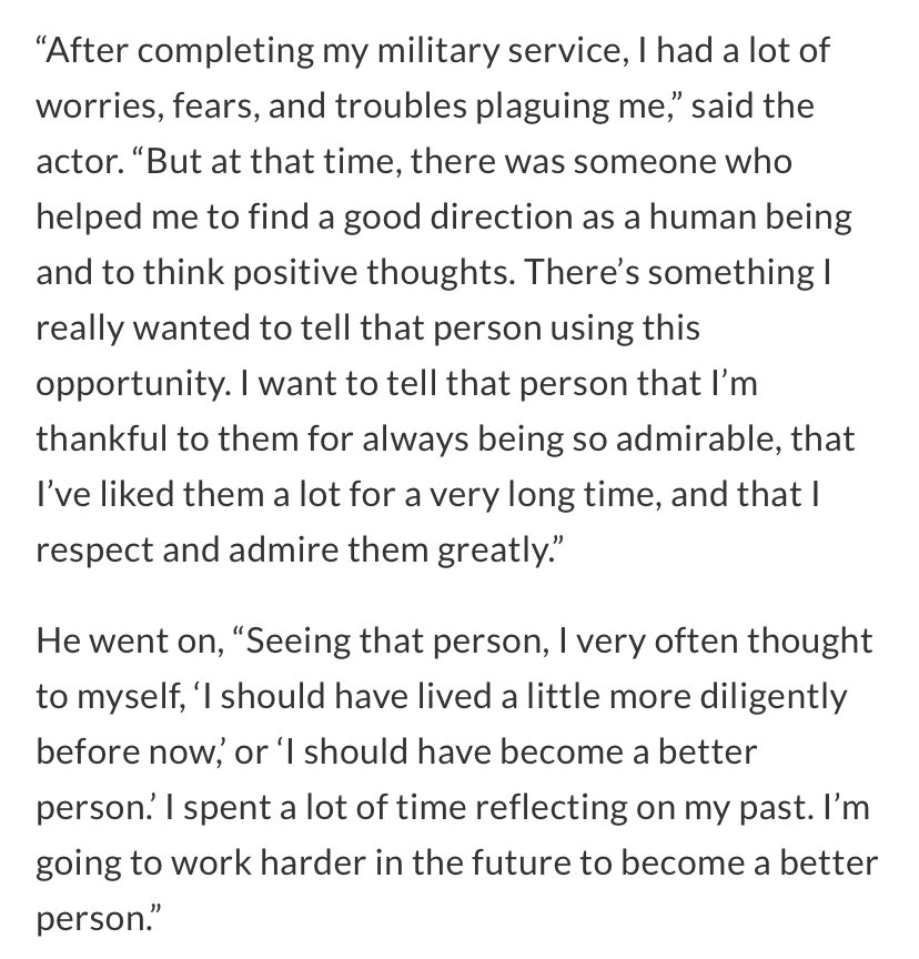 dyiyuu's tweet photo. “Seeing that person, I very often thought to myself, ‘I should have lived a little more diligently before now,’ or ‘I should have become a better person.’”

He’s so lucky to have her 🥹 https://t.co/gK6nx4le80