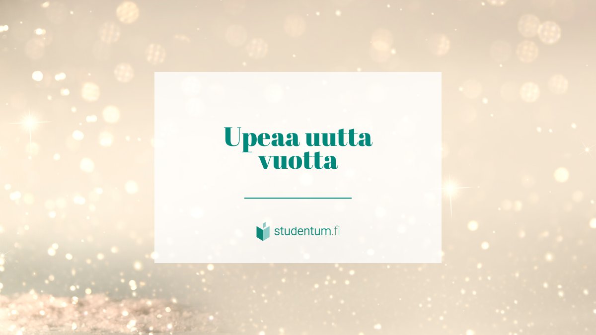 studentum.fi toivottaa upeaa uutta vuotta #2023 ! 🎆