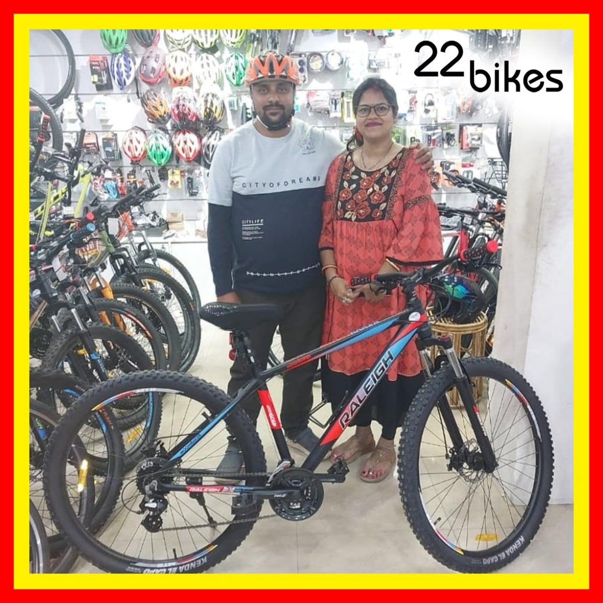 22_bikes's tweet photo. Congratulation Mr Dutta for your all new Raleigh Moonraker 29" wheel bicycle. A superb bike for all kind of roads.
#22bikes #Raleigh #Raleighbike #Raleighbikes #Raleighbicycle #Raleighcycle #22bicycle #22cycle #cycledealer #cyclierdealership #bicycledealer
#love #Wow #cool https://t.co/7n8WtyKaSc