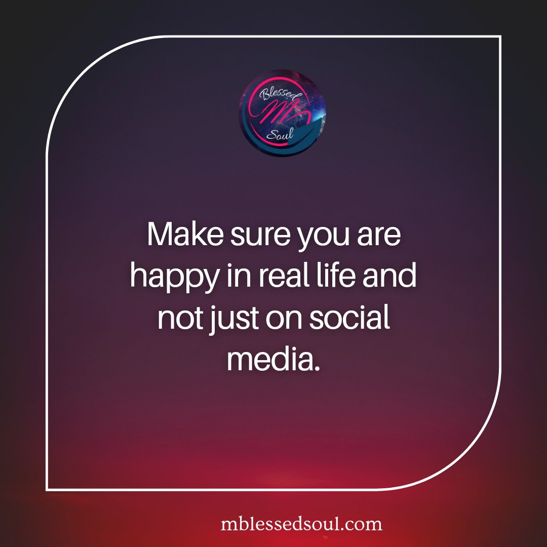 palakpancholi5's tweet photo. Make sure you are happy in real life and not just on social media.
#behappyandsmile #happyinreallife #socialmedialife
#temporarythings #materialisticthings #behaviourtherapy #ranksandtitles #berememberedforgood #behaviourmatters #treatpeoplenicely #spreadkindness https://t.co/Qe9vPniIoD