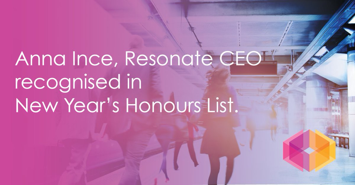 resonate_tech's tweet image. We are thrilled to announce that Resonate CEO, Anna Ince has been recognised in the New Year’s Honours List with an MBE for ‘Services to the Railway Industry’.