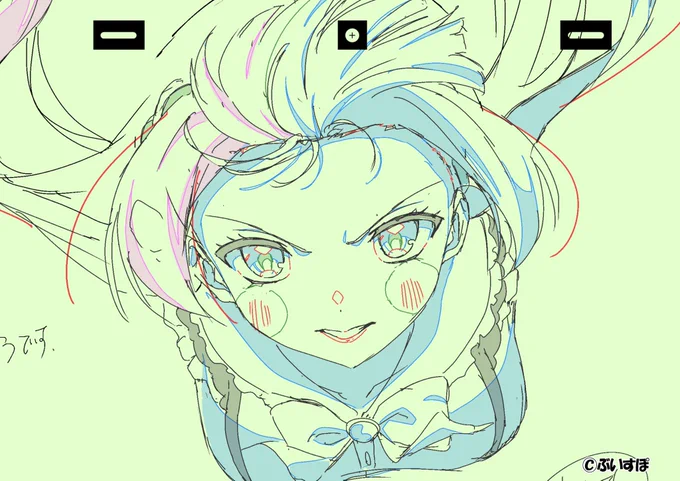 ぶいすぽっ!新ロゴPV作監修正 その❸ひなのさん(その2) #ひなのの絵なの 