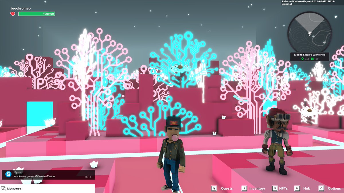 brook_romeo's tweet photo. @TheSandboxGame I found  the circuit board trees! 🤖🎄 I participated in the #SeasonsGreetingsTSB challenge for a chance to win an NFT! https://t.co/VzzunYzACX
