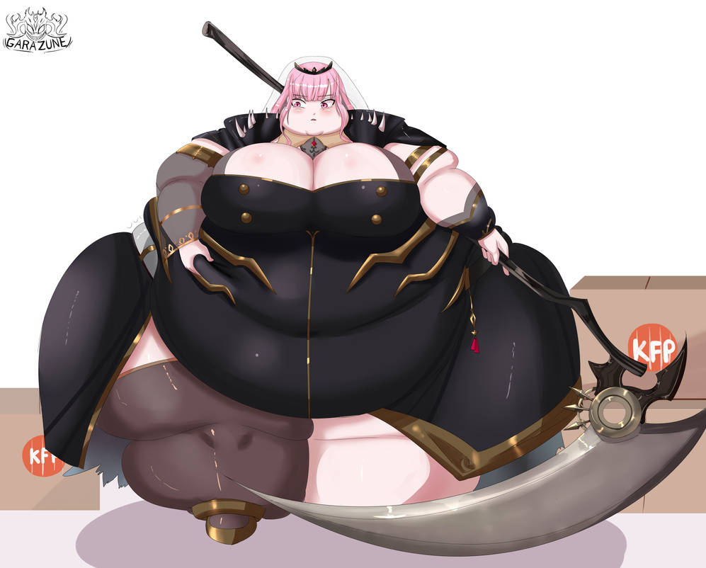 SsbbwRoleplayer's tweet image. [=] =×=×💀×=×= [=] 
•[Name: Mori Calliope
•[Nickname: Calli
•[Gender: Female

•[La primera aprendiz de la Muerte, debido a la comida moderna, decidió dejar ese empleo y volverse vtuber