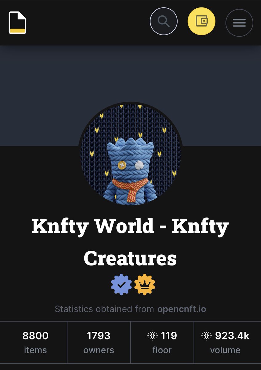 GuzCdN's tweet photo. @KnftyWorld is back, rise and rebuild community trust. #GetKNFTY #CNFTs #Cardano #NFTCommunity https://t.co/zhFLYXfRf1