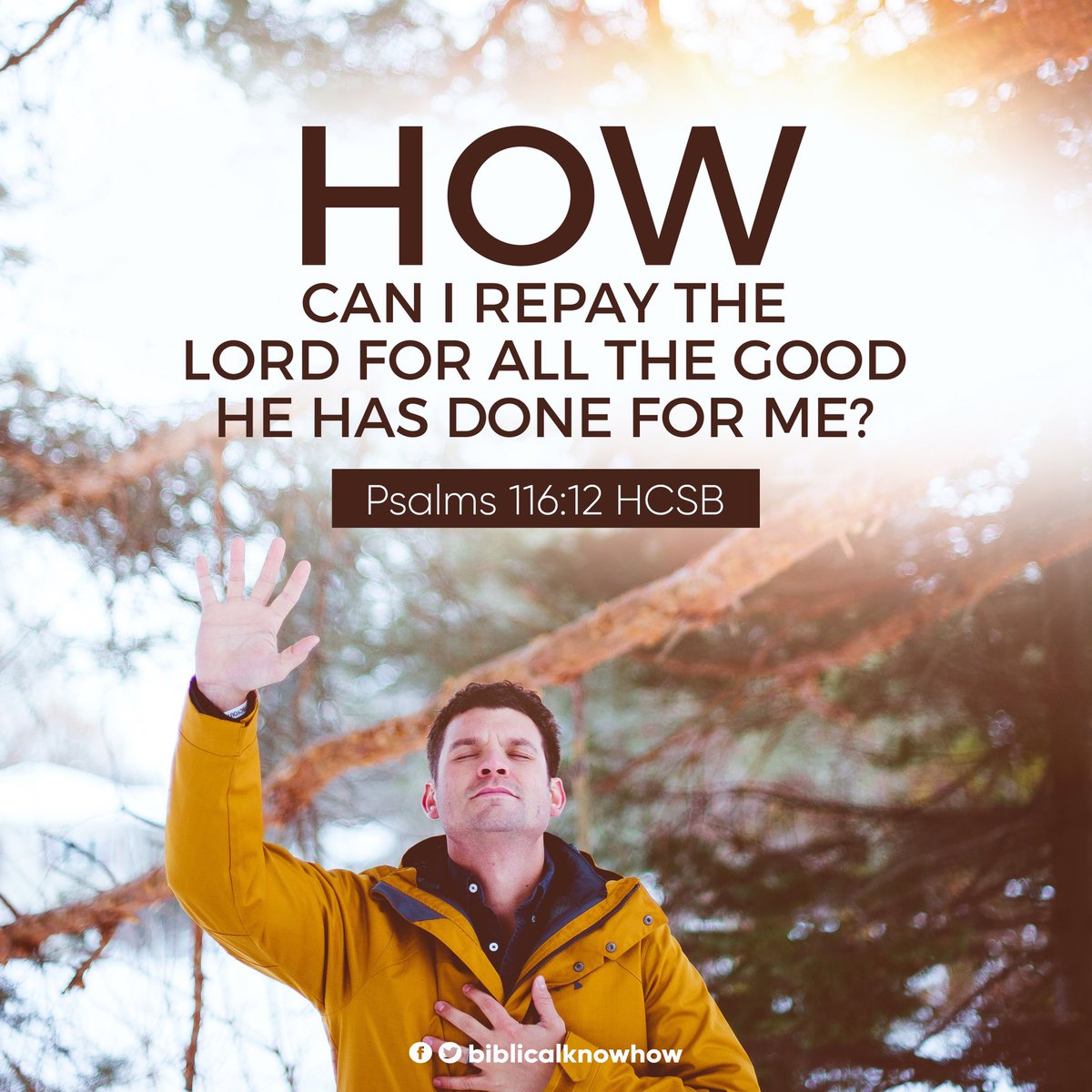 biblicalknowhow's tweet photo. The Lord has been so good to us. As we end the year, say a prayer of thanksgiving to God and ask for His protection in the coming year. #BiblicalKnowHow #VerseOfTheDay https://t.co/xrWABTz9XZ