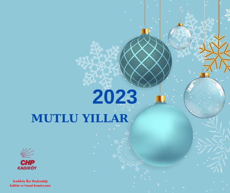 chp_koy's tweet photo. 2023 yılının iyi geçmesi dileğiyle…..#yeniyıl #2023 https://t.co/nCCSHijGJM