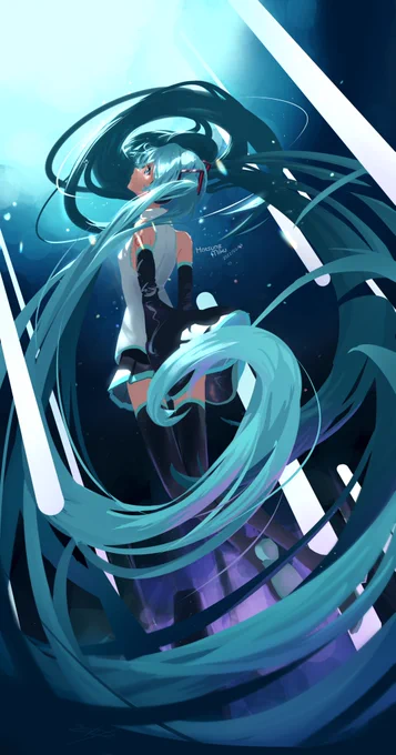 #今年も残りわずかなのでお気に入りの4枚を貼る #初音ミク 