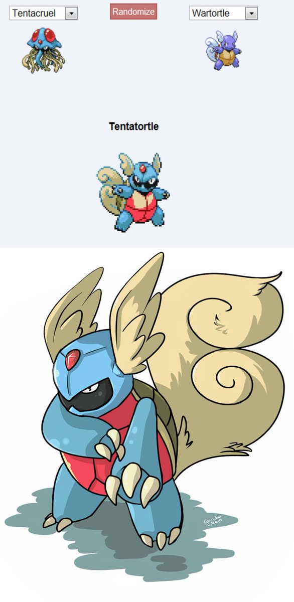 BasicCreeps's tweet photo. Dewoom and Tentatortle 
(Dewgong+Gloom | Tentacruel+Wartortle)
Ice/Poison and Water/Poison pokemon fusions https://t.co/KRRyDsg8bU