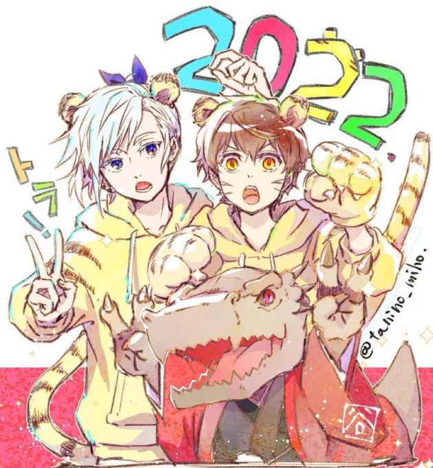 今年の4枚2期も発表されて良い年でした(続報はよ)!来年もお絵描き出来るといいね.*・゜ 