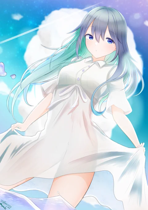 #2022年自分が選ぶ今年の4枚 Vtuber+オリジナル今年も一年ありがとうございました来年も絵描くのがんばるます 