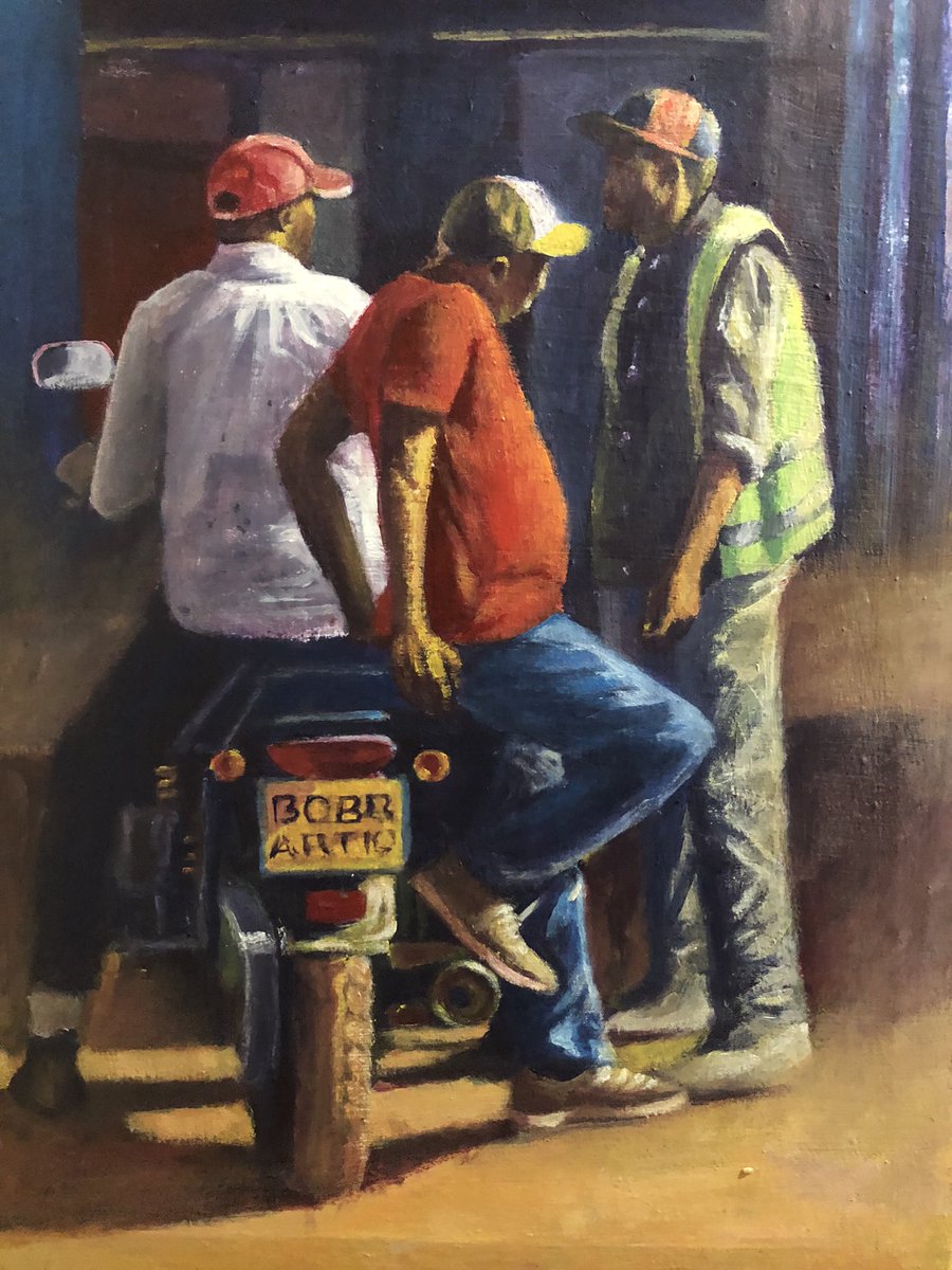 Sunset.

#art #artist #paint #acrylicpaint #canvas #brush #reality #dalilylife #painter #artistry #artistic #talent #passion #selfthaught #artistsplatform #selfpromotion #people #nature #followformore #newposteveryday #love #africa #kenya #men #sunset #motorcycle #lifestyle #late
