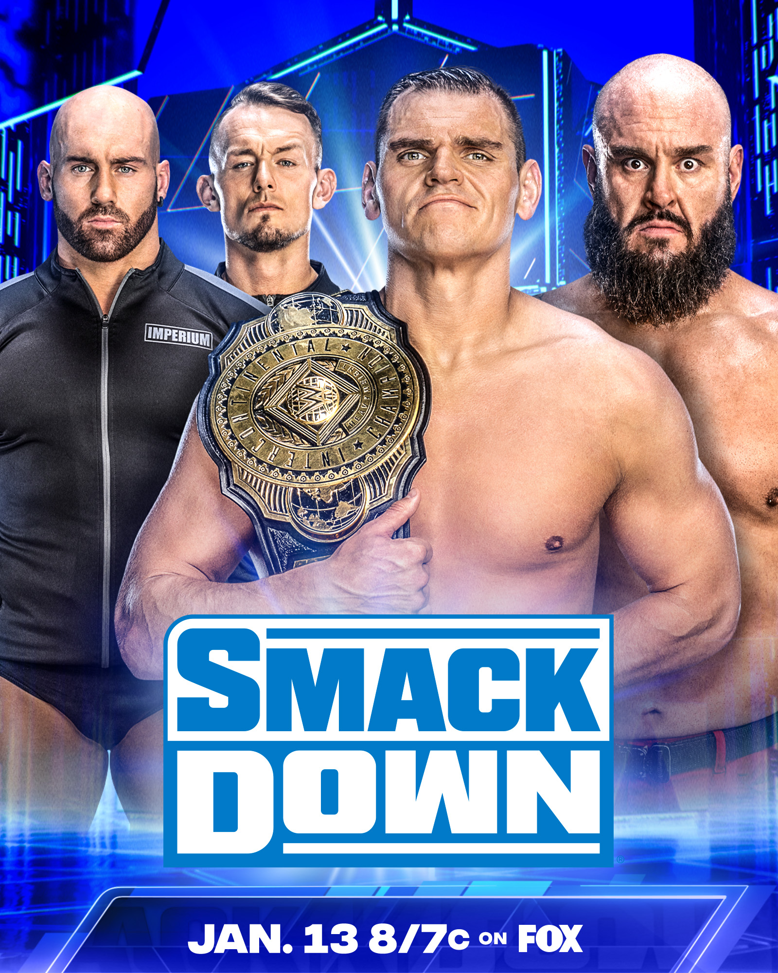 WWE Smackdown Preview (13/01/23): Intercontinental Title Match; Kevin Owens vs. Sami Zayn 1