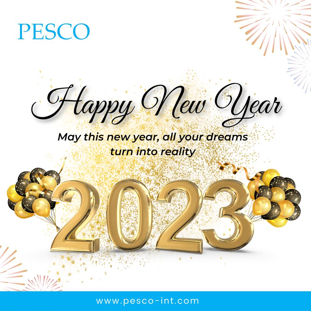 PescoInternati1's tweet photo. PESCO International wishes you a wonderful year ahead.May this New Year, all your dreams come true. https://t.co/dW74ER7Ax2