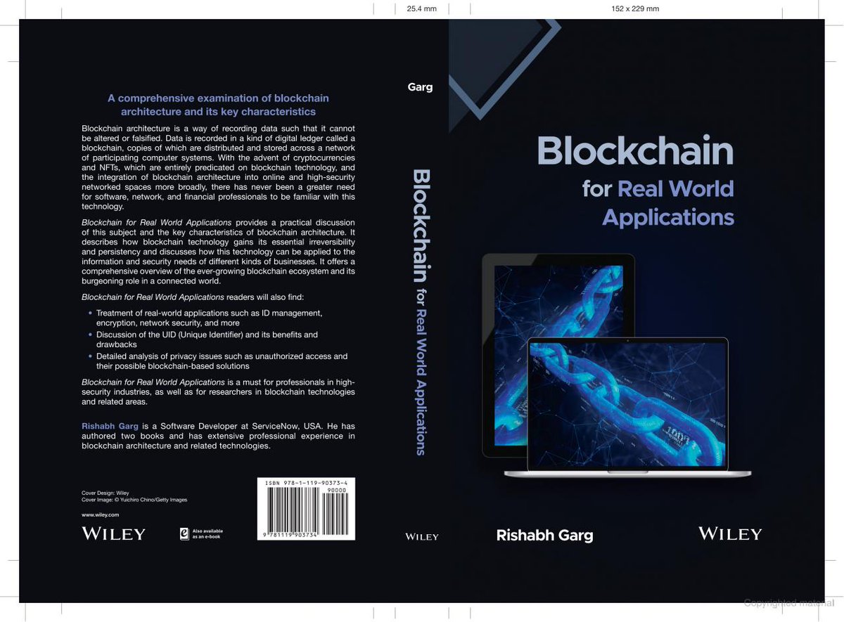 Blockchain for Real World Applications by Rishabh Garg goodreads.com/book/show/6308… via <a href="/goodreads/">Goodreads</a> 
Translation available in 51 International languages.