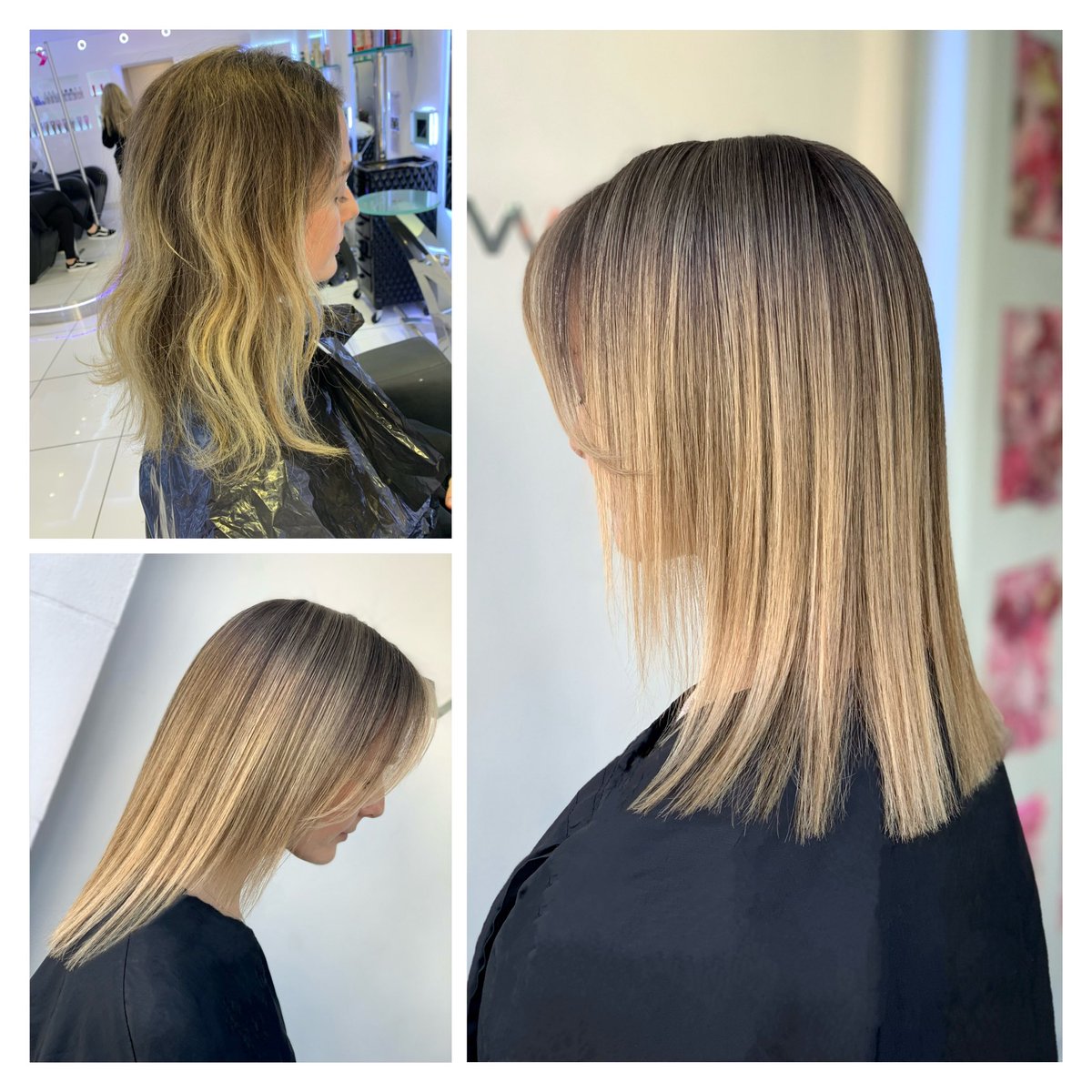 TwiloH's tweet image. | S i g n a t u r e  B a l a y a g e |  ‘Minimum colour ~ maximum impact’ is the result of this stunningly, seamless glossy take crafted by the hands of Hugo ♡︎

#LicenceToCreate  #AskForWella  #BiscottiBalay  #CoffeeInspired  #SeamlessBlend  #HairOfTheDay  #TwiloStyle