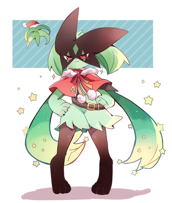 (ෆ`꒳'ෆ)=3 フンス ᵎᵎってしてるクリスマスマスカーニャ.* 