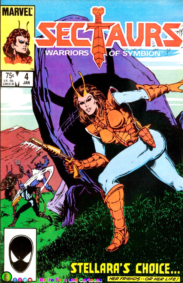 Sectaurs Warriors of Symbion | Marvel Comics | No. 4 January 1986 | Retro Toys and Cartoons
