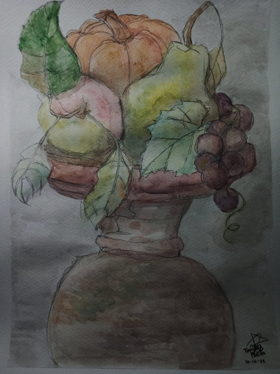 TM_Forge0's tweet photo. Watercolour painting still life https://t.co/fsrWgX3dpE