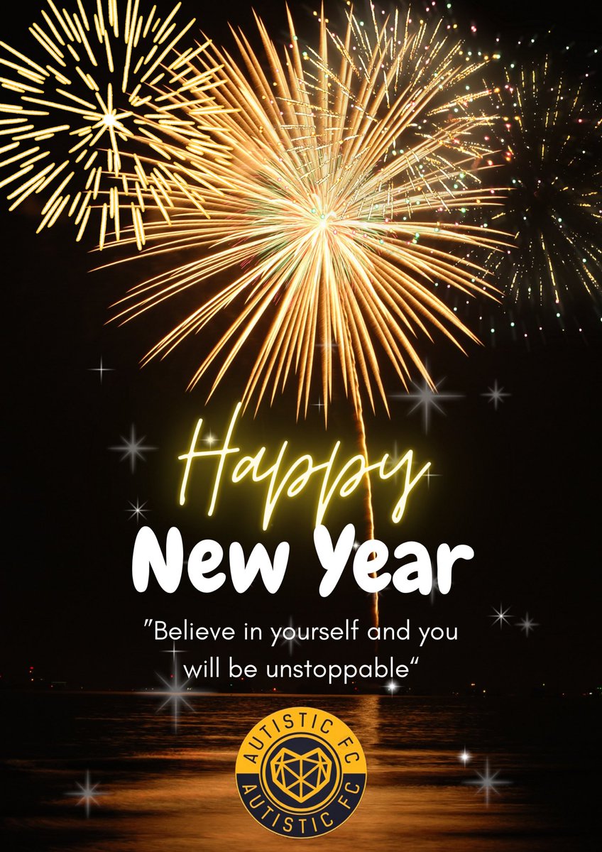 autistic_fc's tweet photo. Happy New Year to you all from us #footballforall #autisticfc https://t.co/Dhx1mBzSVJ
