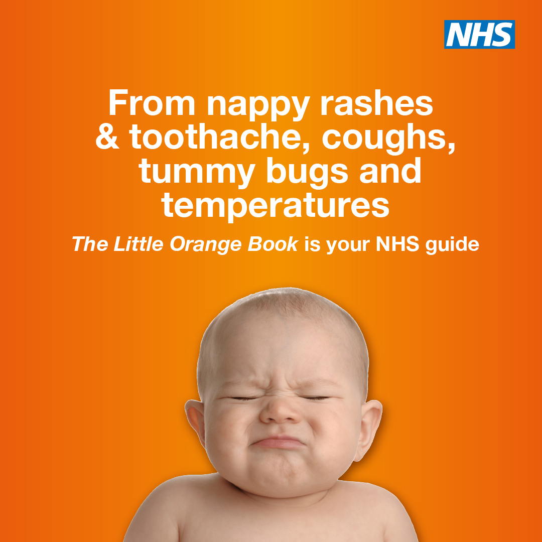 Nappy rashes and toothache, coughs and sneezes, tummy bugs and temperatures. 

They’re all in The Little Orange Book, your NHS go-to guide if you’re caring for a poorly baby or child under 5📙

Download yours now!👉buff.ly/3KKoglv

#TheLittleOrangeBook