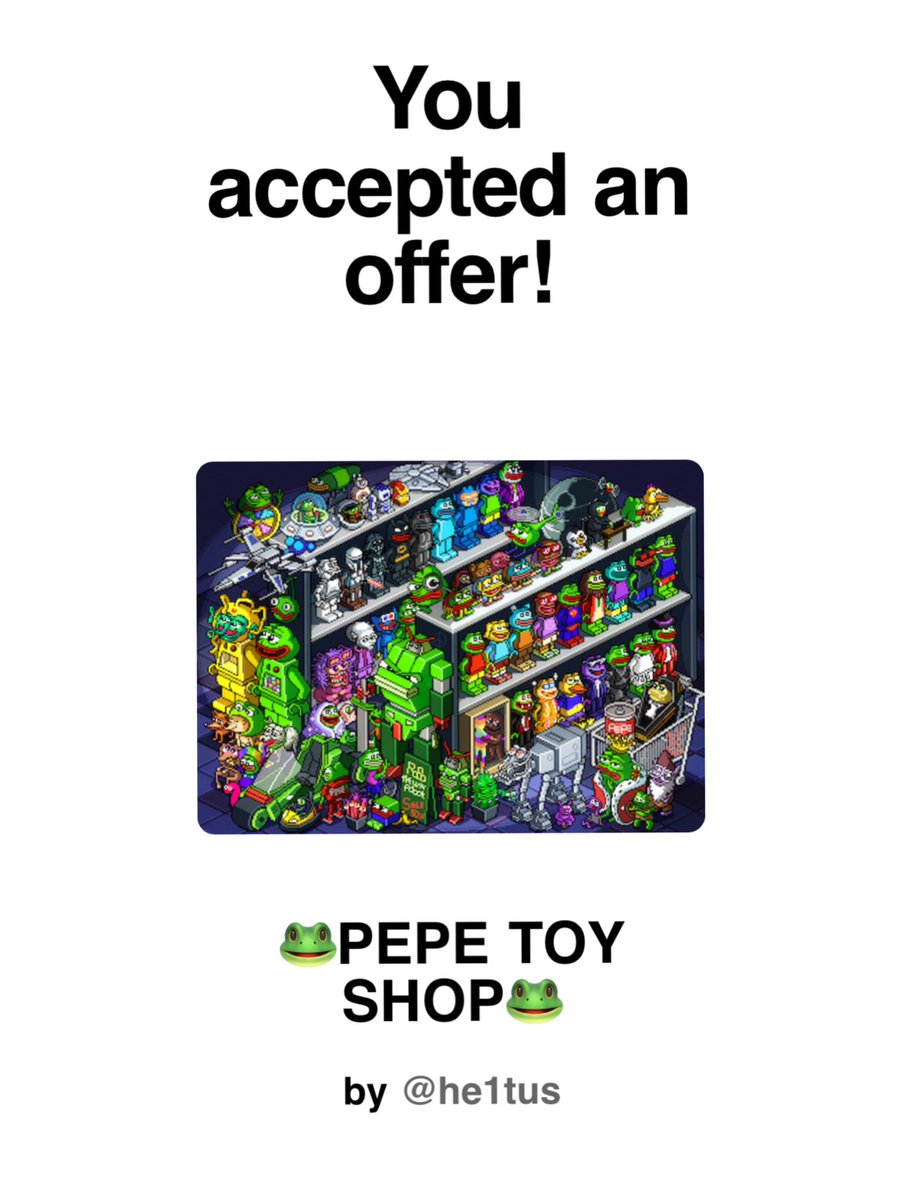 Sold!! Thank you for your new year's gift <a href="/jaggedsoft/">jagged</a>🎁❤️✨ #frogfam #NFTCommunity