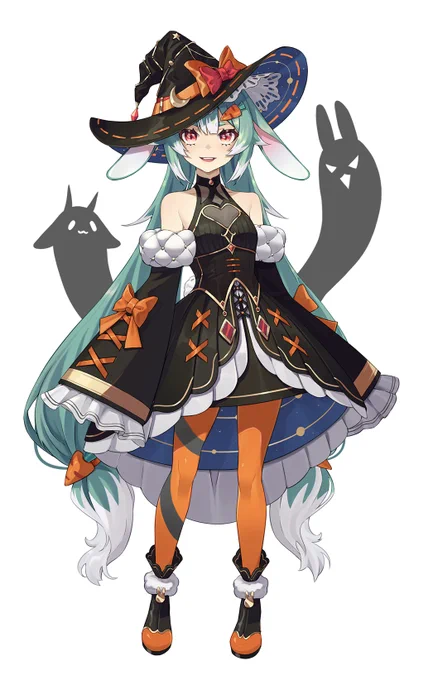 Vtuberキャラデザのサンプル及び練習絵② 