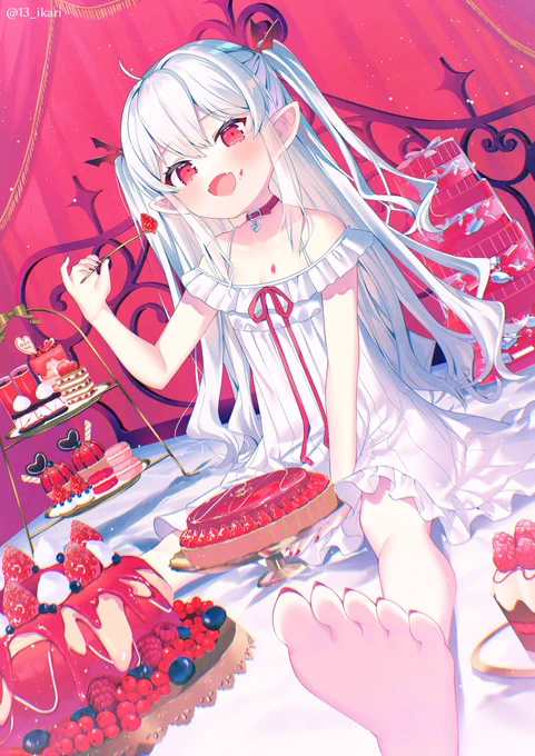 #今年も残りわずかなのでお気に入りの4枚を貼る今年も背景や小物にもこだわってイラスト制作できました!満足! 