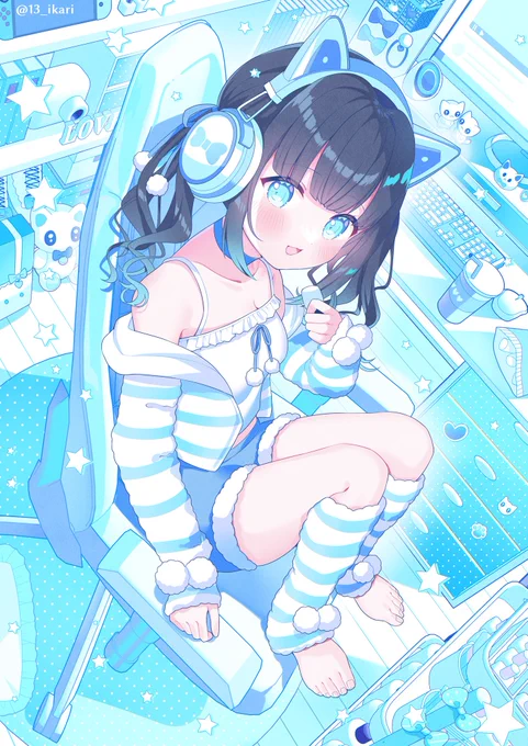 #今年も残りわずかなのでお気に入りの4枚を貼る今年も背景や小物にもこだわってイラスト制作できました!満足! 