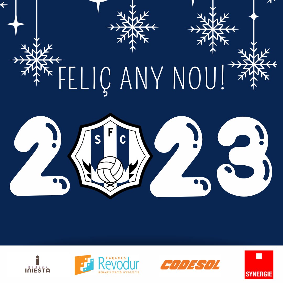 El Santfeliuenc us desitja una bona sortida d´any i un feliç any 2023.