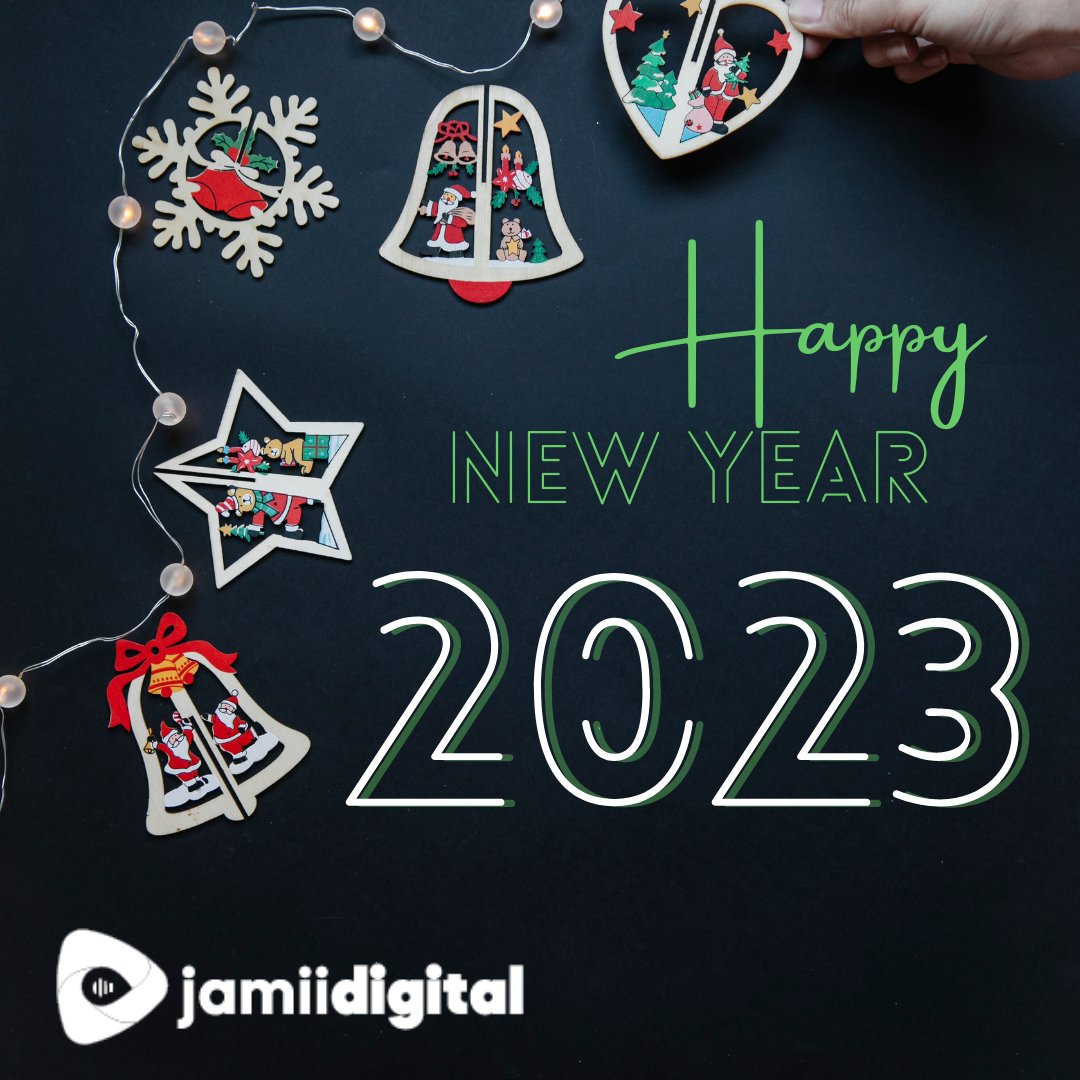 JamiiDigital's tweet photo. As we ring in the new year, let's take a moment to reflect on the past and look forward to all the possibilities that the future holds. You made it! Happy New Year! https://t.co/KzYNM8KhxN