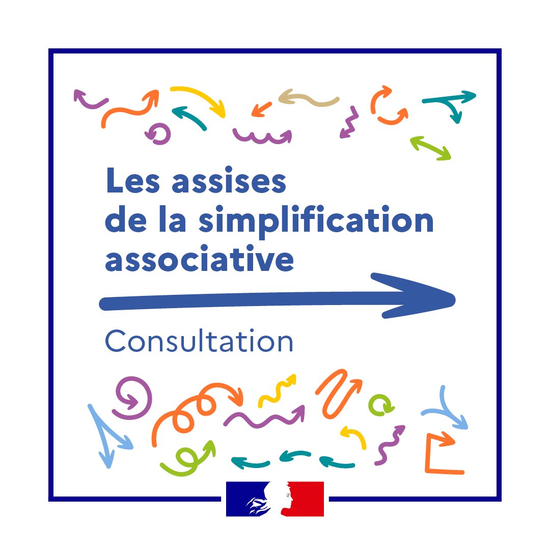 📣 Jusqu’au 16 janvier 2023, participez à la consultation nationale pour simplifier la vie des #associations !

⏰ Investissez 10 minutes maintenant pour alléger à l’avenir la charge mentale des associations sur associations.gouv.fr/simplification