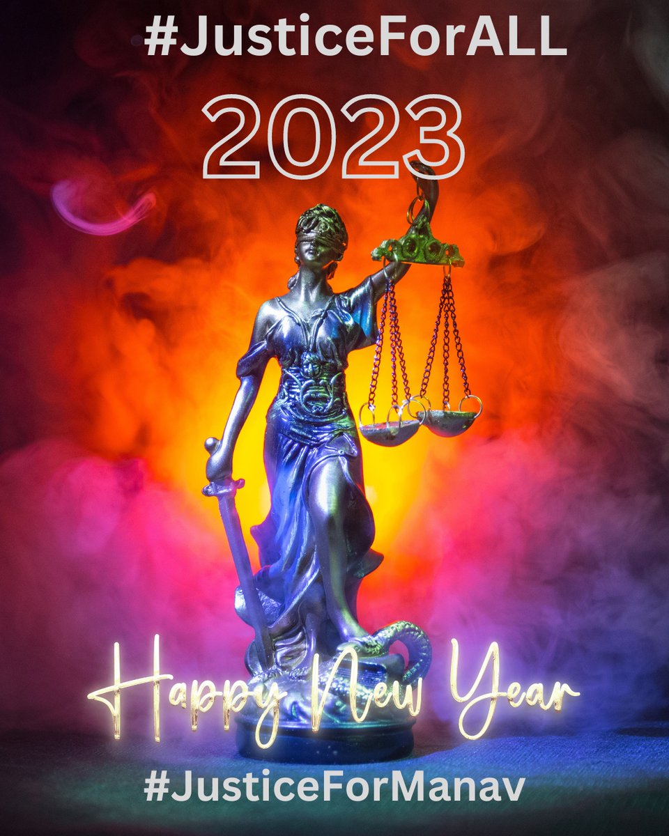 We want #JusticeForAll in #NewYear2023. We Stand in support of all victims. No one is above the law. @LiveLawIndia @PTI_News @ANI #JusticeForManav #JusticeForSSR #JusticeForTunishaSharma @KirenRijiju @NCPCR_ @India_NHRC @IASassociation @Haryana_IPS @IPS_Association