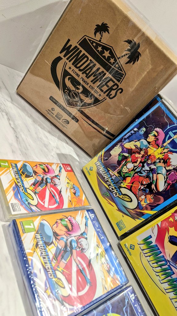japanzonjp's tweet photo. 緊急仕入‼️ #AES より #ニンテンドースイッチ #PS4 版の #WINDJAMMERS #FlyingpowerDISC のなんと #限定版 と更に⁉️ #シリアル ナンバー付きの #Flyingpoweredition が入荷しました😱‼️⭐ #アーケード #ゲーム で大人気だったフリスビーアクションゲームの #レア ゲームが入荷しました‼️ 続く https://t.co/GqCxE0OVYe