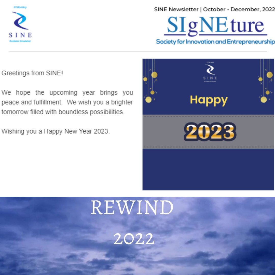Rewind 2022

Wishing Happy 2023!! 
#HappyNewYear #Happy2023 #NewYearGreetings

Sign Up for our newsletter to get the latest updates #SINENewsletter
Read Newsletter: bit.ly/3VBgIW4