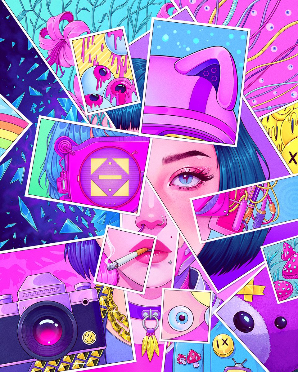 GM fam! I did it! I finally finished my <a href="/avril15NFT/">avril15 is probably a cult, right?</a> fan art 'Pieces of HER'. I hope you like it! This will be my last drop this year! 💜⚡️